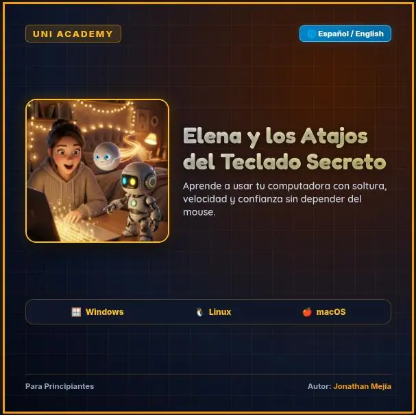 Portada del eBook Elena y los Atajos del Teclado Secreto