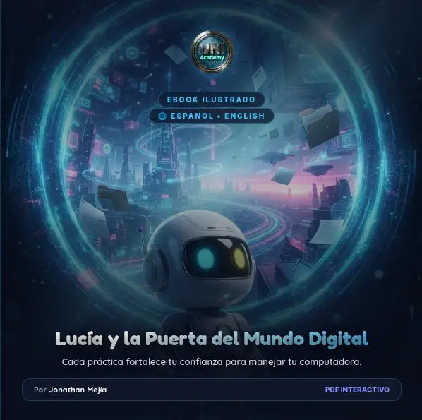 Portada del eBook Lucía y la Puerta del Mundo Digital