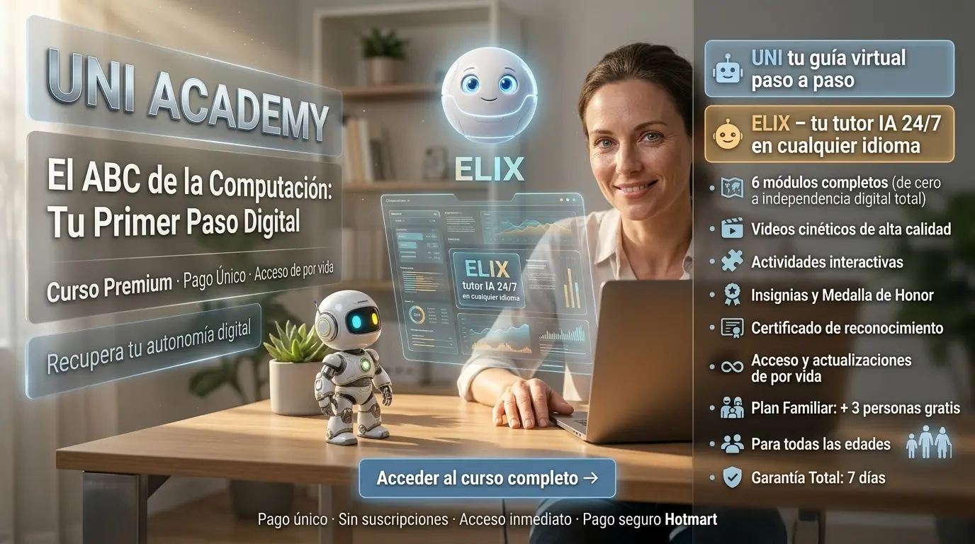 Portada del curso premium El ABC de la Computación